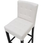 Banqueta Alta Bistrô Londres Estofada Preto/bege