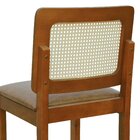 Banqueta Alta Bistrô Lyon Encosto Telinha Natural Madeira Mac