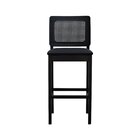 Banqueta Alta Bistrô Lyon Madeira Maciça Encosto Telinha Asse