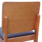 Banqueta Alta Bistrô Madeira Maciça Encosto Anatômico Quéops