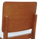 Banqueta Alta Bistrô Madeira Maciça Encosto Anatômico Quéops