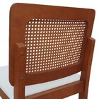 Banqueta Alta Bistrô Madeira Maciça Lyon Assento Estofado Enc