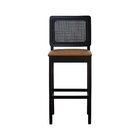 Banqueta Alta Bistrô Madeira Maciça Lyon Assento Estofado Enc