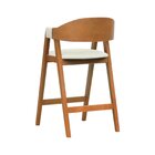 Banqueta Alta Bistrô Miami Encosto Anatômico Curvo Assento Es