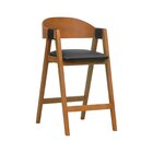 Banqueta Alta Bistrô Miami Encosto Anatômico Curvo Assento Es