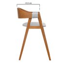 Banqueta Alta Bistrô Miami Encosto Anatômico Curvo Assento Es