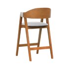 Banqueta Alta Bistrô Miami Encosto Anatômico Curvo Assento Es