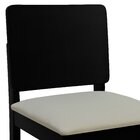 Banqueta Alta Bistrô Quéops Madeira Maciça Encosto Anatômico