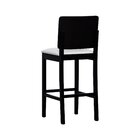 Banqueta Alta Bistrô Quéops Madeira Maciça Encosto Anatômico