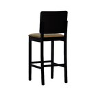 Banqueta Alta Bistrô Quéops Madeira Maciça Encosto Anatômico