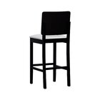 Banqueta Alta Bistrô Quéops Madeira Maciça Encosto Anatômico