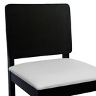 Banqueta Alta Bistrô Quéops Madeira Maciça Encosto Anatômico