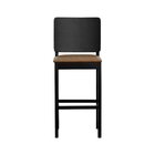 Banqueta Alta Bistrô Quéops Madeira Maciça Encosto Anatômico