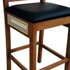 Banqueta Alta Bistrô Urban Lateral E Encosto Telinha Natural