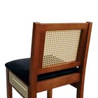 Banqueta Alta Bistrô Urban Lateral E Encosto Telinha Natural