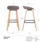 Banqueta Alta Cassia - Fendi