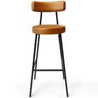 Banqueta Alta Charme Com Assento E Encosto Estofado Couríssim