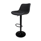 Banqueta Alta Com Encosto Alto Estofado Para Cozinha American