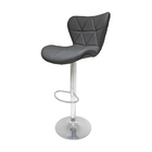 Banqueta Alta Com Encosto Alto Estofado Para Cozinha American