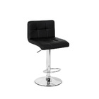 Banqueta Alta Com Encosto Giratória E Regulagem De Altura Gom