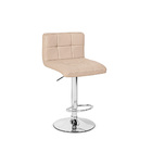 Banqueta Alta Com Encosto Giratória E Regulagem De Altura Gom