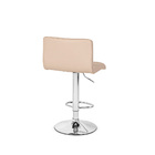 Banqueta Alta Com Encosto Giratória E Regulagem De Altura Gom