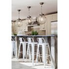 Banqueta Alta Com Encosto Industrial Em Aço Tolix Espresso Mó