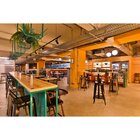 Banqueta Alta Com Encosto Industrial Em Aço Tolix Espresso Mó