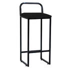 Banqueta Alta Com Encosto Loki Cozinha Bar Balcão Bistrô Ferr