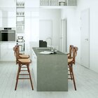 Banqueta Alta Com Encosto Madeira Maciça Katrina  Bétula