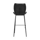 Banqueta Alta Com Encosto Para Bancada Cozinha Pés Aço Penha