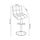 Banqueta Alta Com Encosto Recife Banquetas Preto