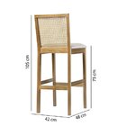 Banqueta Alta Com Tela Portuguesa Laís Casatema Madeiraorigin