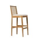 Banqueta Alta Com Tela Portuguesa Laís Casatema Madeiraorigin