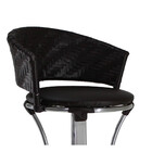 Banqueta Alta Conforto Alumínio Polido Fibra Sintética Acesse