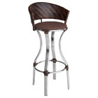 Banqueta Alta Conforto De Alumínio E Fibra Sintética