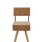 Banqueta Alta Cozinha 70cm Encosto Pé Madeira Kit 4 Barcelona