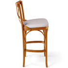 Banqueta Alta Cozinha Bancada Bar Sala De Jantar Estofada Ávi