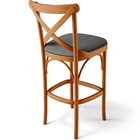 Banqueta Alta Cozinha Bancada Bar Sala De Jantar Estofada Ávi