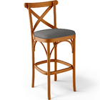 Banqueta Alta Cozinha Bancada Bar Sala De Jantar Estofada Ávi