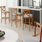 Banqueta Alta Cozinha Bancada Bar Sala De Jantar Estofada Ávi