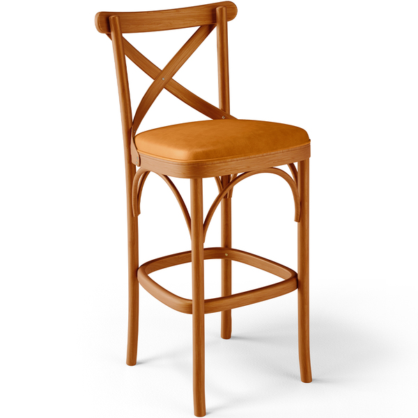 Banqueta Alta Cozinha Bancada Bar Sala De Jantar Estofada Ávi