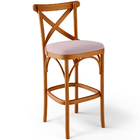 Banqueta Alta Cozinha Bancada Bar Sala De Jantar Estofada Ávi