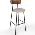 Banqueta Alta Cozinha Bar Sala De Jantar Milão L02 Couríssimo