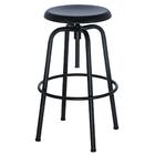 Banqueta Alta Cozinha Giratória Flint Industrial Loft Aço