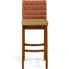 Banqueta Alta Cozinha Sala De Jantar Fixa Mila L02 Couríssimo