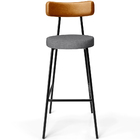 Banqueta Alta Cozinha Sala Jantar Aço Milão L02 Couríssimo Wh