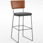 Banqueta Alta Cozinha Sala Jantar Fixa Allana L02 Couríssimo