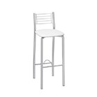 Banqueta Alta Cromada Berlim