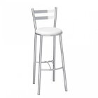 Banqueta Alta Cromada Verona Compoarte